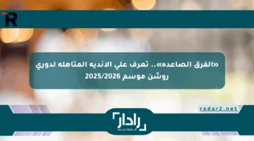 «الفرق الصاعدة».. تعرف على الأندية المتأهلة لدوري روشن موسم 2025/2026